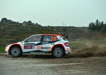 Armindo Araújo ao ataque no Rali Terras D’Aboboreira