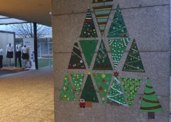 Didáxis desenhou árvores de natal