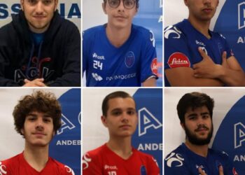 Equipa Sénior Masculina do ACV Andebol Clube – 6 Juniores na Equipa Principal.