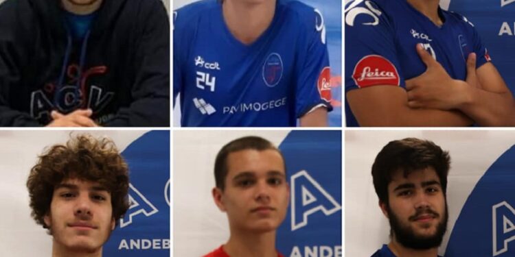 Equipa Sénior Masculina do ACV Andebol Clube – 6 Juniores na Equipa Principal.