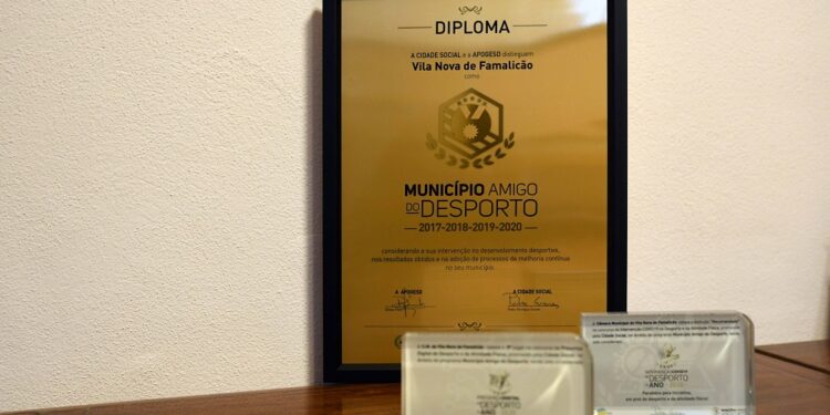 Famalicão revalida título de Município Amigo do Desporto