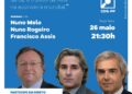 Conferência online com Nuno Melo, Nuno Rogeiro e Francisco Assis.