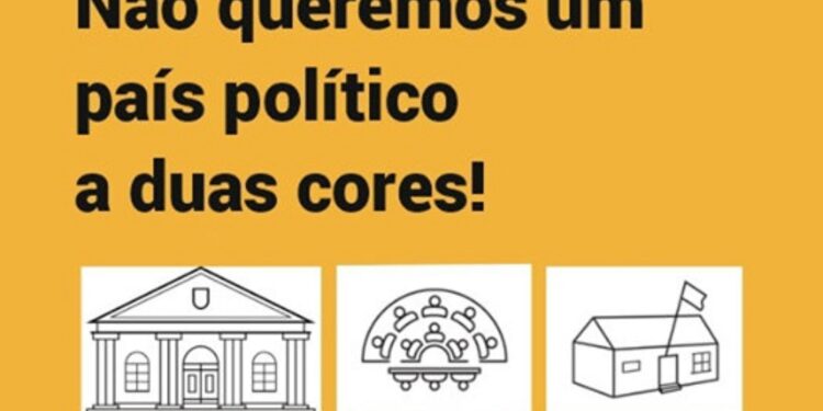 Não queremos um país político a duas cores!