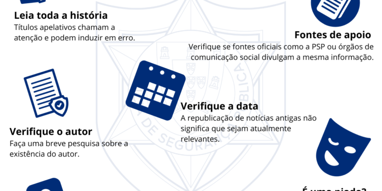 PSP lança alerta à população sobre Notícias Falsas