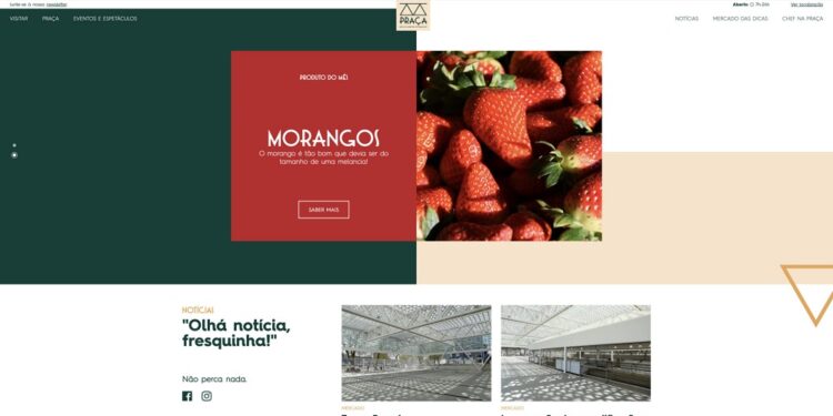 A Praça já abriu na Internet