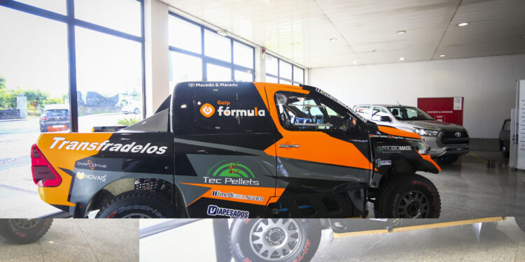 Tiago Reis na Baja TT Montes Alentejanos com Toyota Hilux v8 Overdrive