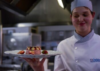 Carlos Fernandes e Carolina Carneiro participaram no «CHEF IN FAMALICÃO»