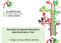 Aluno da Didáxis na Final das Olimpíadas Portuguesa de Biologia.