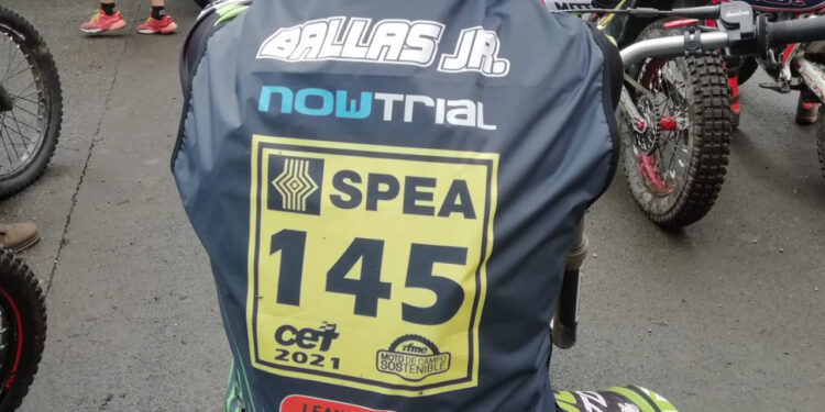 Ballas Júnior participou na prova Trial em La Foz de Morcín