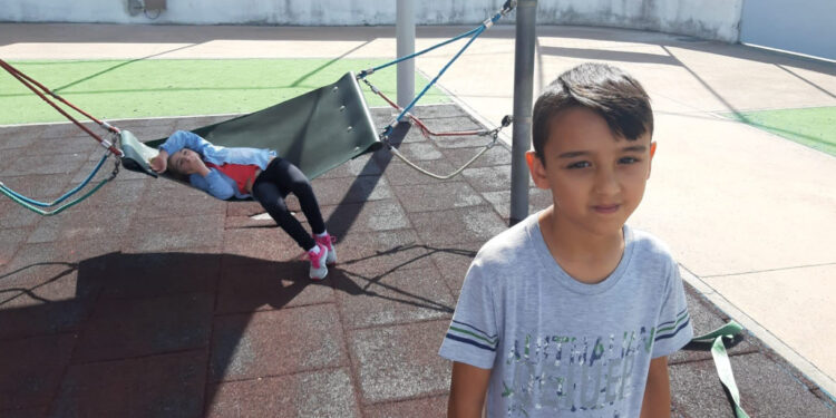 Parque de diversões na Escola EB/JI de Lousado