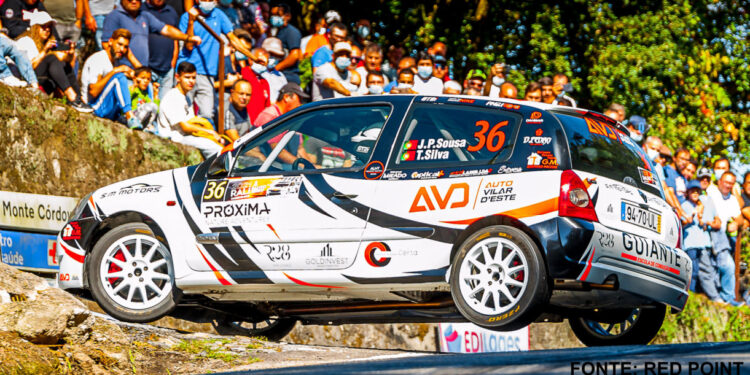 João Pedro Sousa e Tiago Silva no Rali de Santo Tirso 2021
