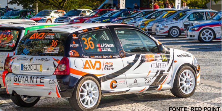 João Pedro Sousa e Tiago Silva no Rali de Santo Tirso 2021