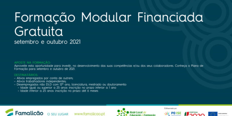 Formação financiada gratuita disponível para setembro e outubro