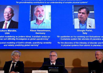 Prémio Nobel da Física para três cientistas pelo contributo na compreensão de sistemas físicos complexos