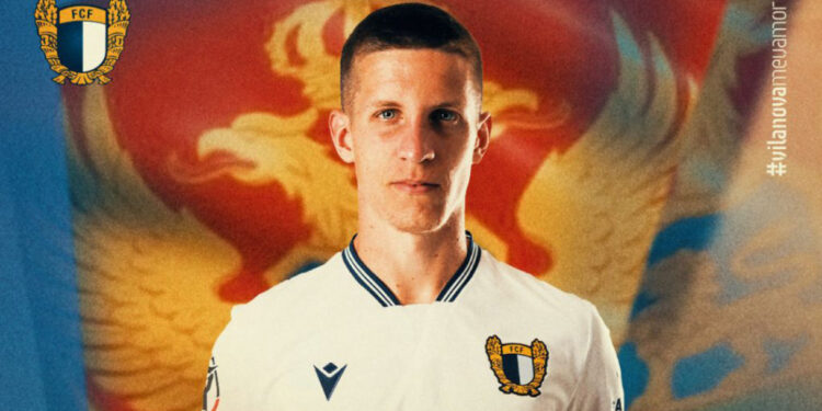 Jogador do Famalicão Nemanja Perovic convocado para a Seleção de Montenegro