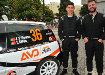 Dupla João Pedro Sousa e Tiago Silva preparada para o Rali de Gondomar