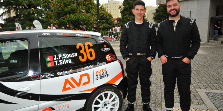 Dupla João Pedro Sousa e Tiago Silva preparada para o Rali de Gondomar