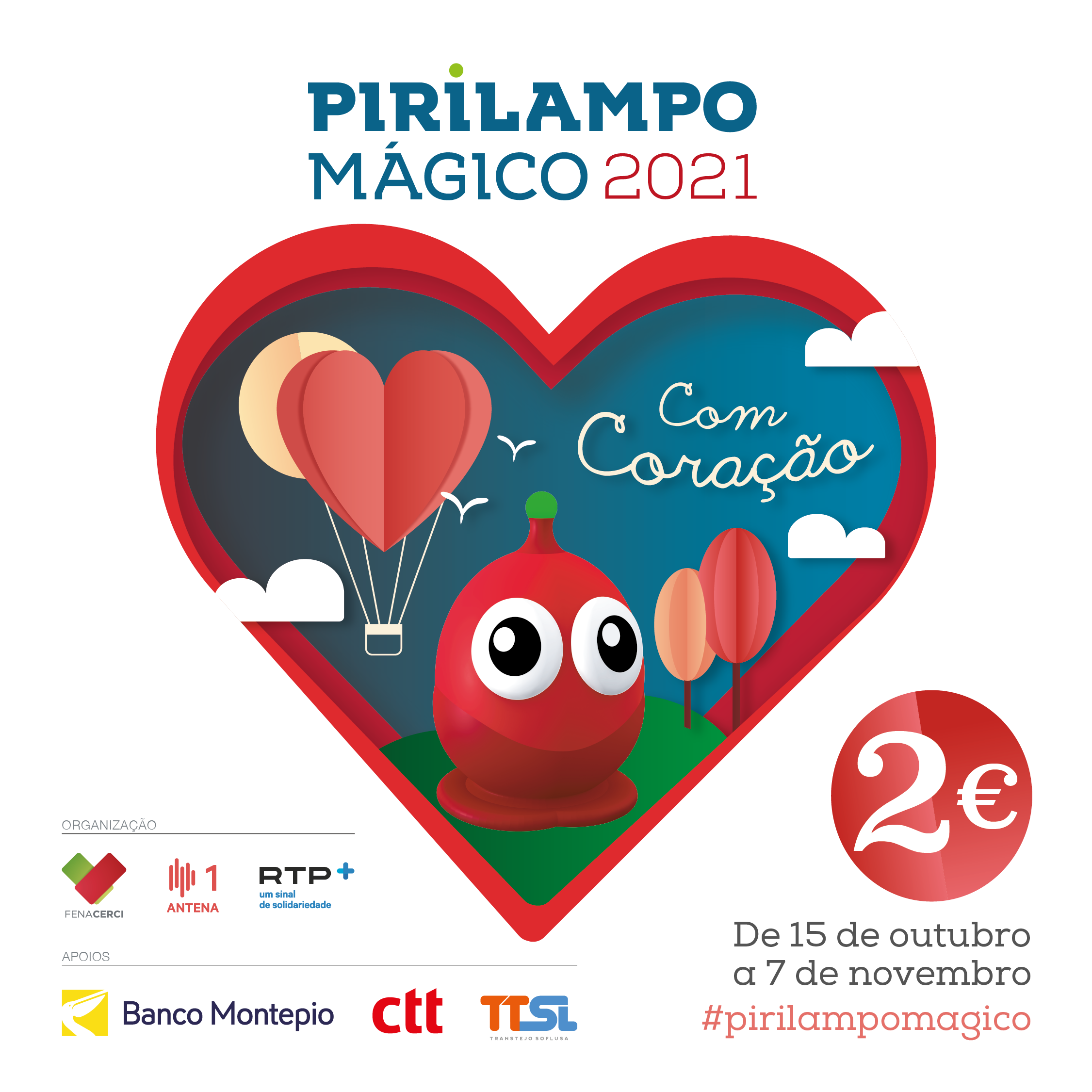 Pirilampo Mágico chega a 15 de outubro com o lema “com coração”