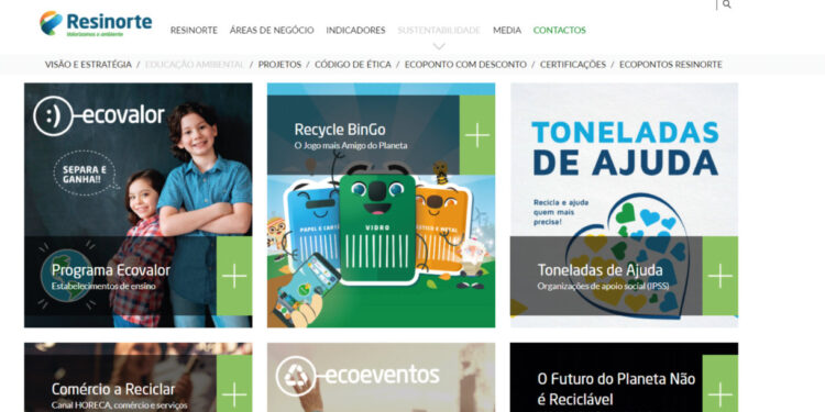 Novo website da Resinorte já está online