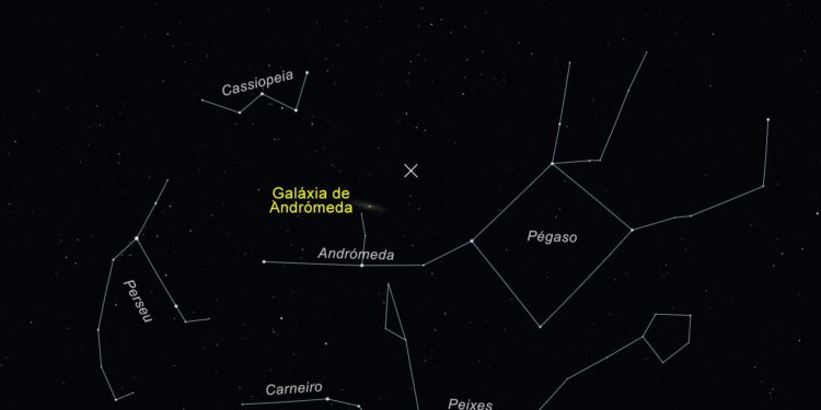 O céu de novembro de 2021