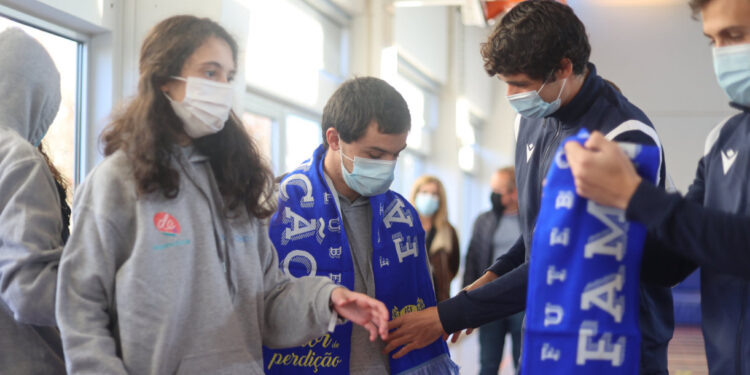 Uma tarde de sorrisos na Escola Secundária D. Sancho I