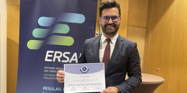 Famalicão reconhecido com Selo de Qualidade Exemplar de Água para Consumo Humano