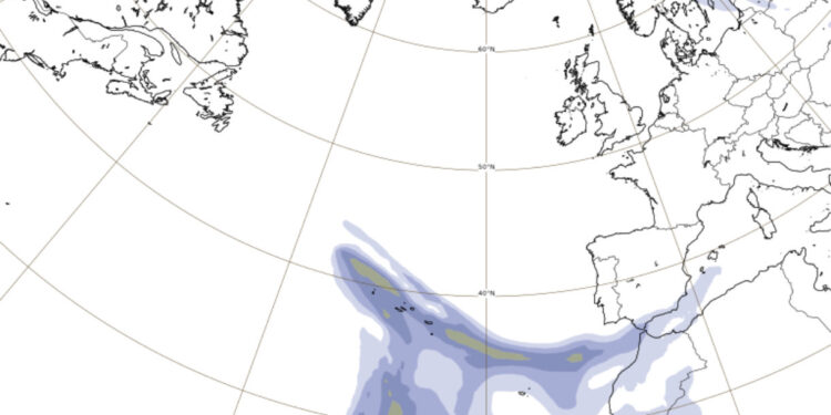 Sulfatos com origem nas emissões do vulcão de La Palma atingem os Açores