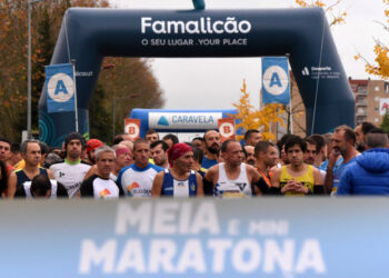 Apresentação da 7.ª Meia Maratona de Famalicão com a presença de Mário Passos