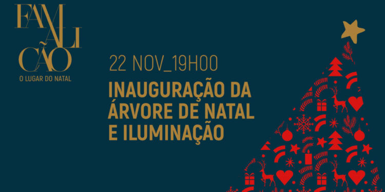 Famalicão com luzes de Natal a 22 de novembro