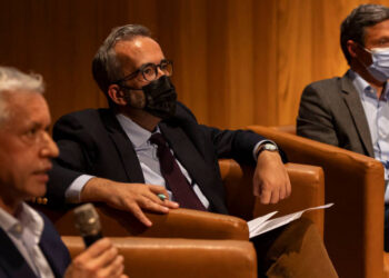 Paulo Rangel no distrito de Braga