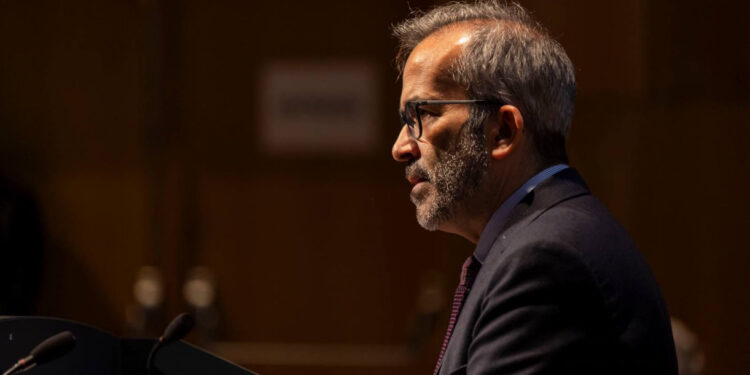 Paulo Rangel no distrito de Braga