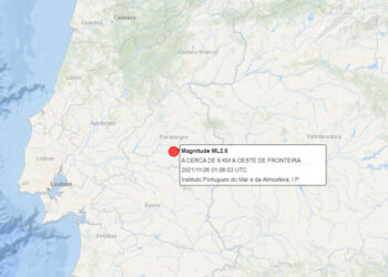 Sismo de magnitude 2.6 sentido em Portalegre
