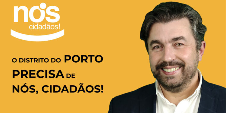 Manuel Pinho é cabeça de lista pelo Nós, Cidadãos! No Porto