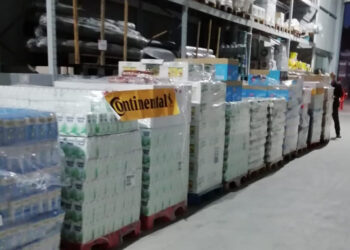 Continental entrega bens alimentares