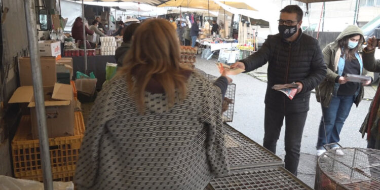 Candidatos do BE por Braga visitaram Famalicão