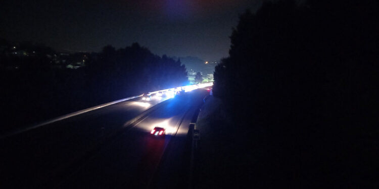 Acidente entre duas viaturas na Variante Nascente de Famalicão