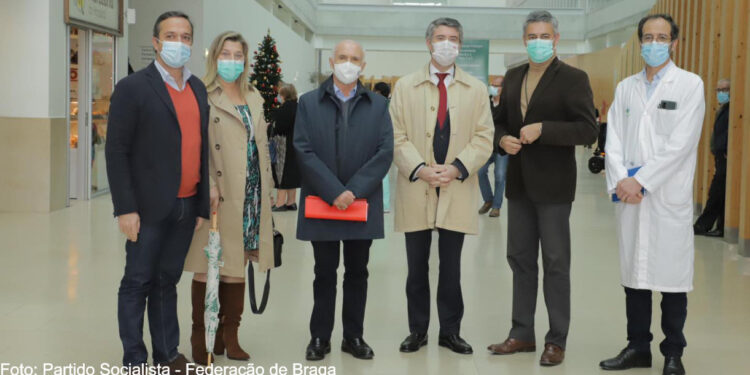 Hospital de Braga recebe visita do PS