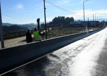 O nó do acesso à A7 de Vermoim/Seide está prestes a ser desatado