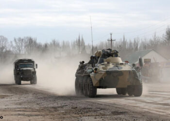 Começou a invasão e bombardeamento da Rússia na Ucrânia