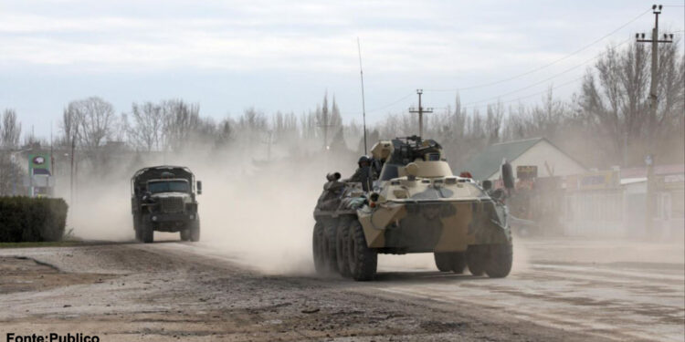 Começou a invasão e bombardeamento da Rússia na Ucrânia