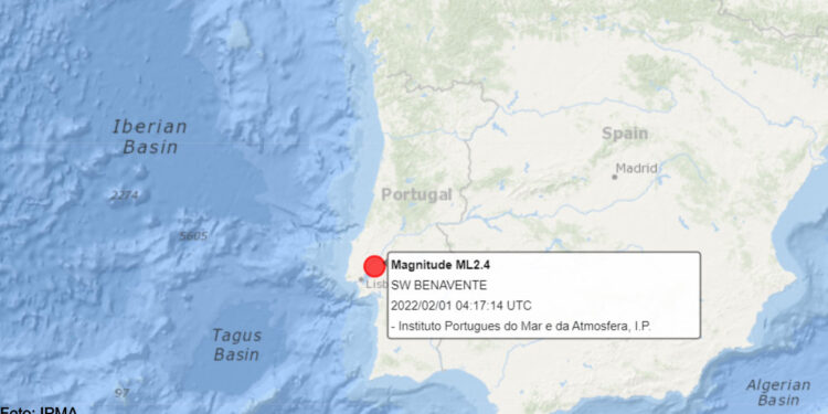 Sismo de 2,4 na escala de Richter sentido em Benavente