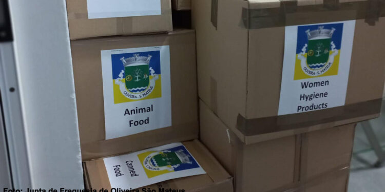 Oliveira São Mateus envia donativos para Ucrânia