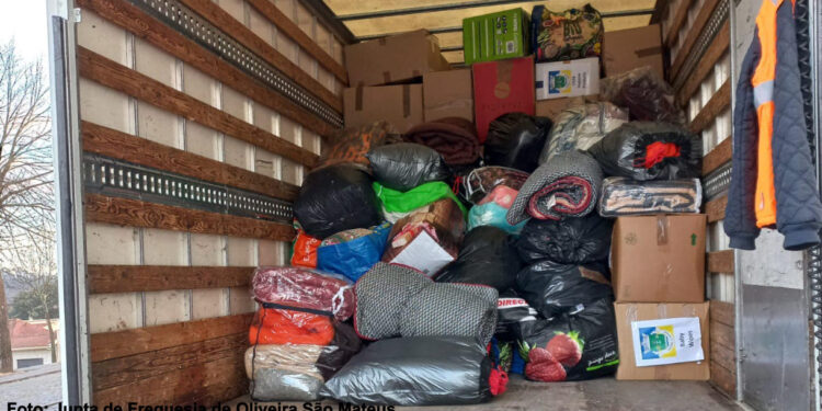 Oliveira São Mateus envia donativos para Ucrânia
