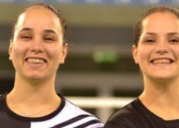Sónia Gonçalves e Adriana Gonçalves no Europeu de Badminton