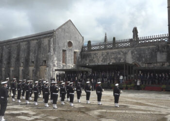 Homenagem na Batalha aos antigos combatentes