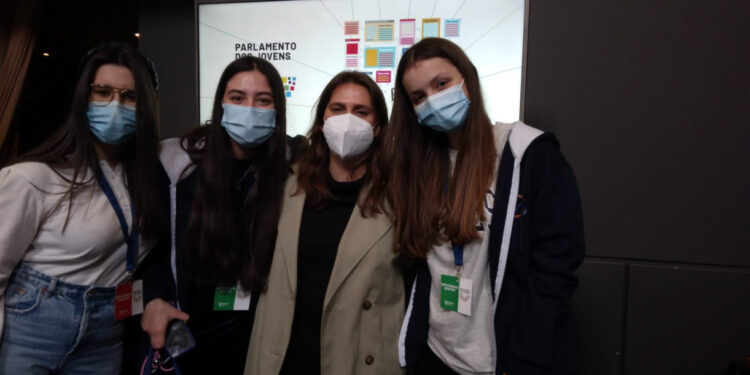 Deputadas da DIDÁXIS no Parlamento Jovens