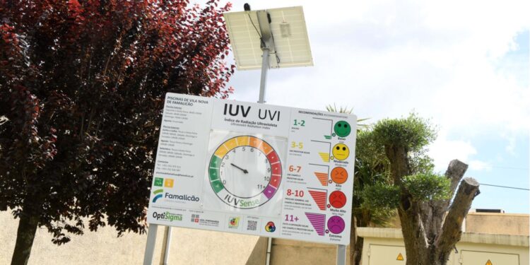 Instalado painel para medir Radiação Ultravioleta