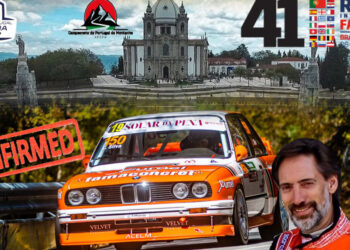 Piloto Luís Silva na mítica Rampa da Falperra