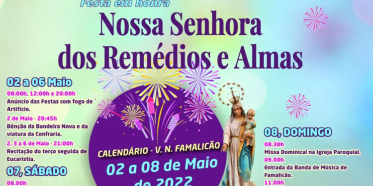 Calendário está em Festa