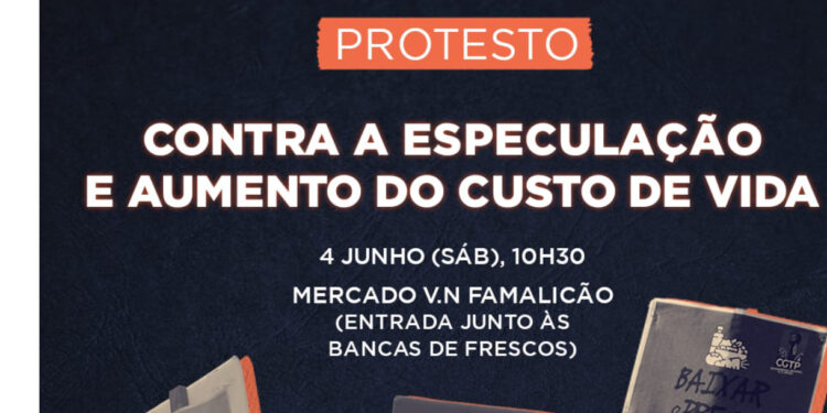 Protesto contra aumento do custo de vida